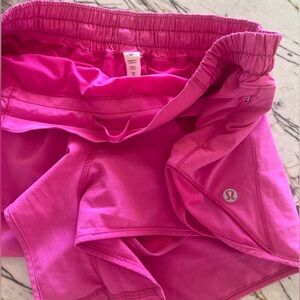 Lululemon Hotty Hot Shorts, Low Rise, 2.5”, Sonic Pink, 10